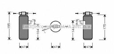 AVA QUALITY COOLING rtd027 -  Осушитель, кондиционер